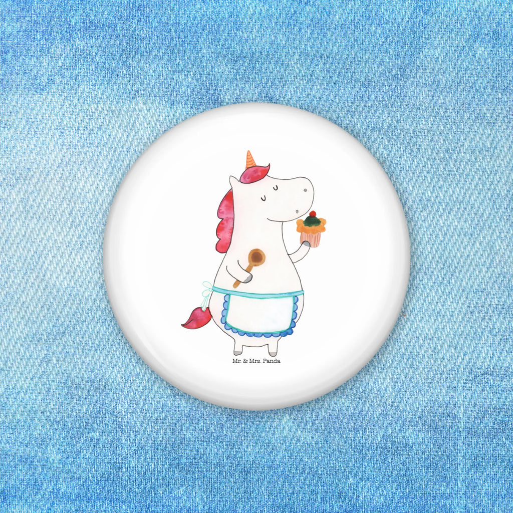 Button Einhorn Küchenfee 50mm Button, Button, Pin, Anstecknadel, Einhorn, Einhörner, Einhorn Deko, Pegasus, Unicorn, backen, Muffin, Motivation, Träumer, träumen, Bäckerin, Hobbykoch, Koch, Torte, Kuchen