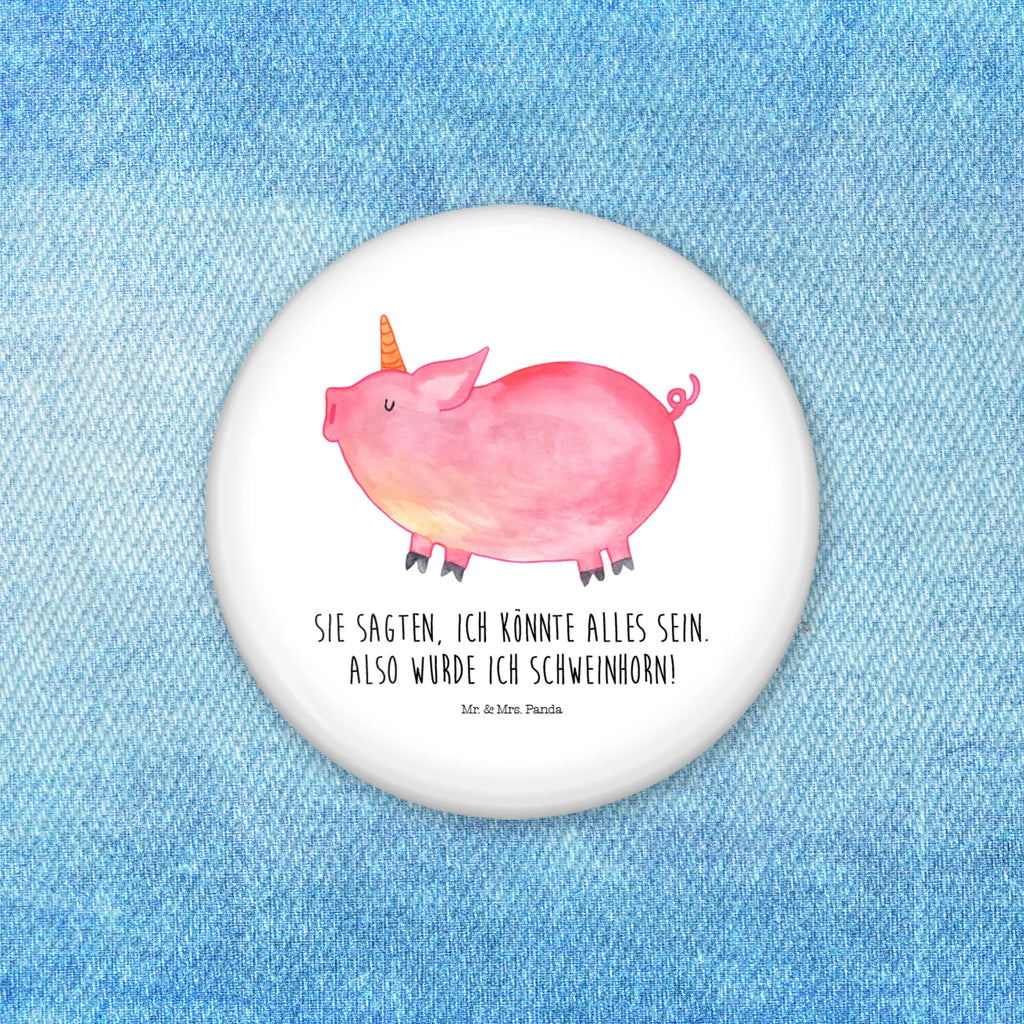 Button Einhorn Schweinhorn 50mm Button, Button, Pin, Anstecknadel, Einhorn, Einhörner, Einhorn Deko, Pegasus, Unicorn, Party, Spaß, Schwein, Schweinhorn, Bauer, witzig. lustig, Spruch, geschenk, Pig, Piggy, funny, english, englisch