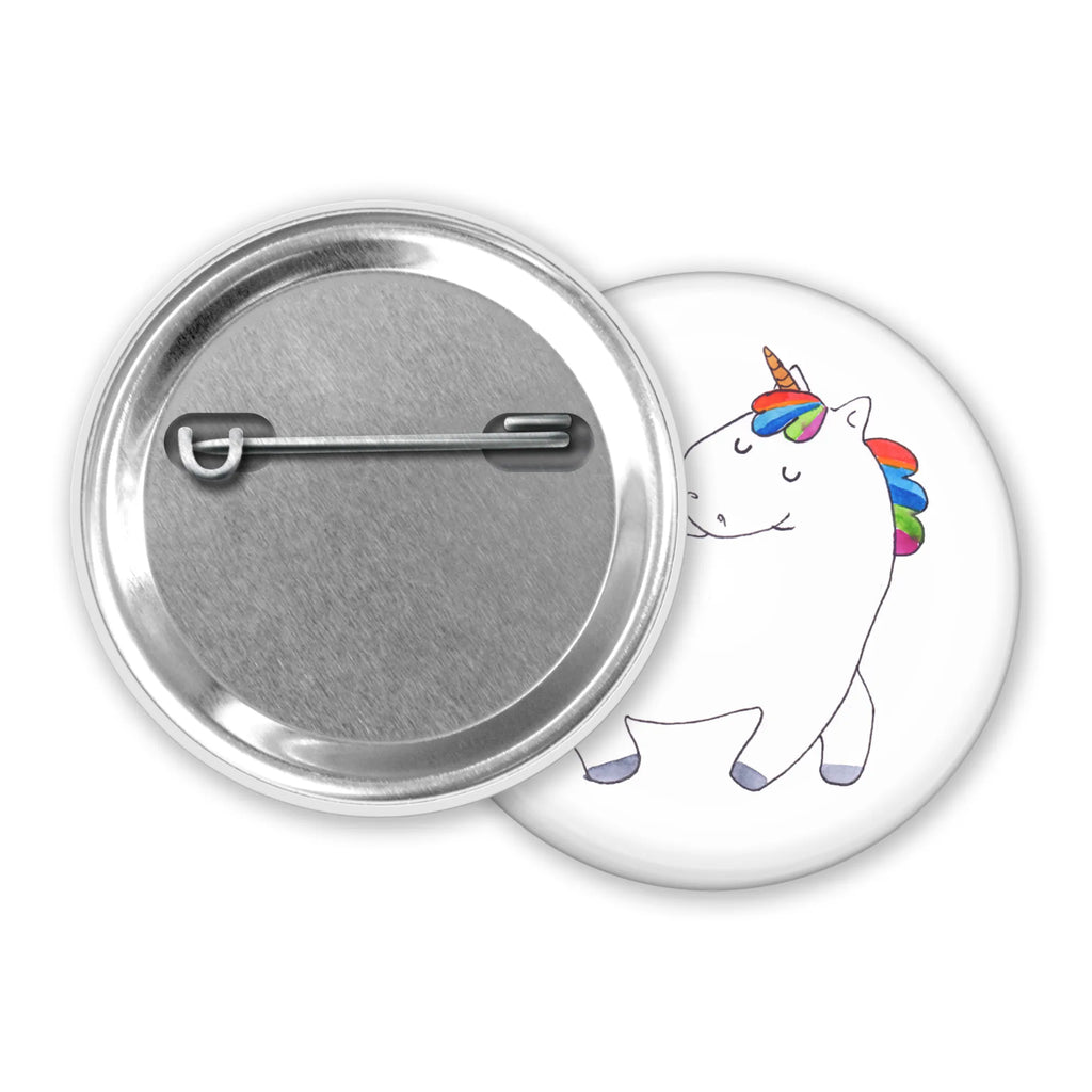 Button Einhorn stolzierend 50mm Button, Button, Pin, Anstecknadel, Einhorn, Einhörner, Einhorn Deko, Pegasus, Unicorn, stolz, anders, bunt, Pferd, Reiter, Reiten, Freundin, Geschenk