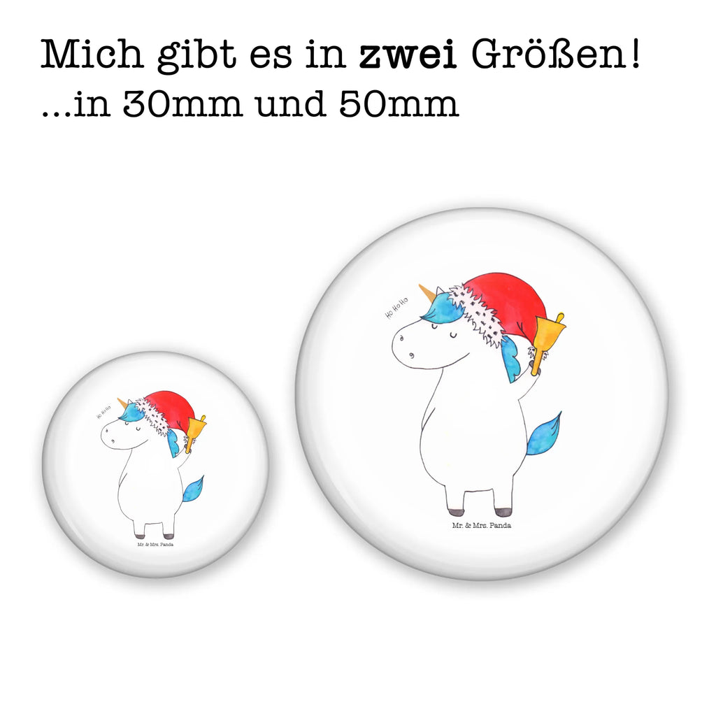 Button Einhorn Weihnachtsmann 50mm Button, Button, Pin, Anstecknadel, Einhorn, Einhörner, Einhorn Deko, Pegasus, Unicorn, Gin, Schokolade, Schoki, Weihnachten, Weihnachtsmann, Nikolaus, Wunschzettel, Wunschliste, Feenstaub