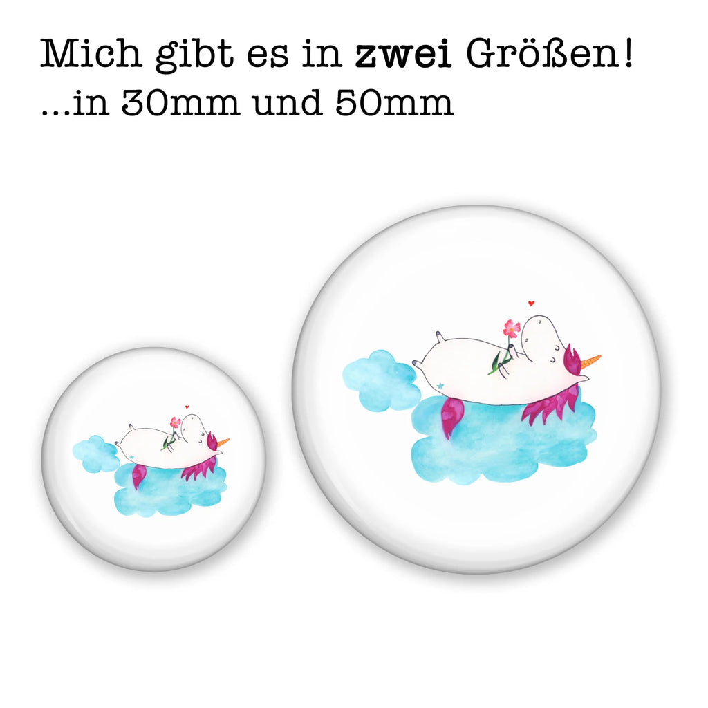 Button Einhorn verliebt auf Wolke 50mm Button, Button, Pin, Anstecknadel, Einhorn, Einhörner, Einhorn Deko, Pegasus, Unicorn, verliebt, Liebe, Liebesbeweis, Freundin, Wolke