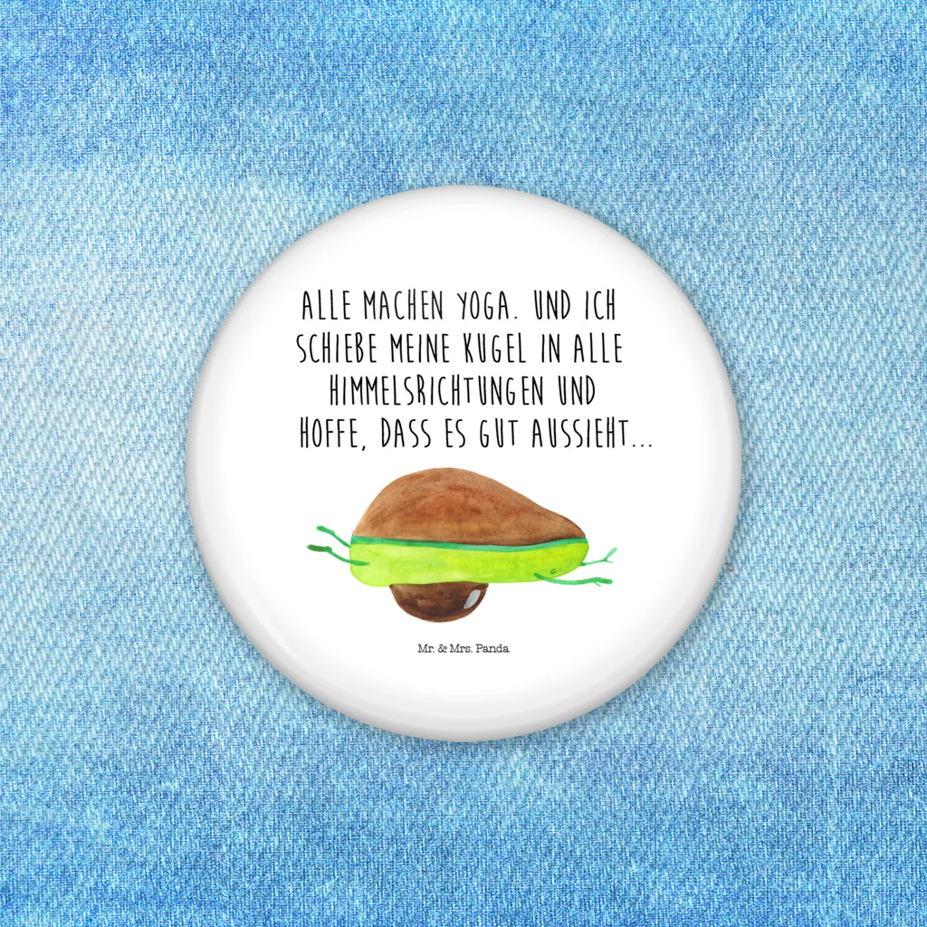 Button Avocado Yoga 50mm Button, Button, Pin, Anstecknadel, Avocado, Veggie, Vegan, Gesund, Avocado Yoga Vegan