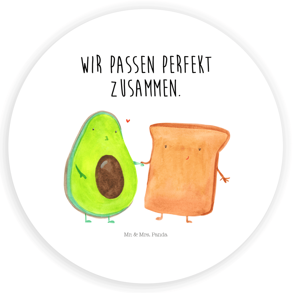 Rund Aufkleber Avocado + Toast Sticker, Aufkleber, Etikett, Avocado, Veggie, Vegan, Gesund, Toast, Toastbrot, Liebespaar, Pärchen, Freund, Freundin, Verlobt, Verlobungsparty, Hochzeit, Hochzeitsgeschenk, Jahrestag, Jahrestagsgeschenk