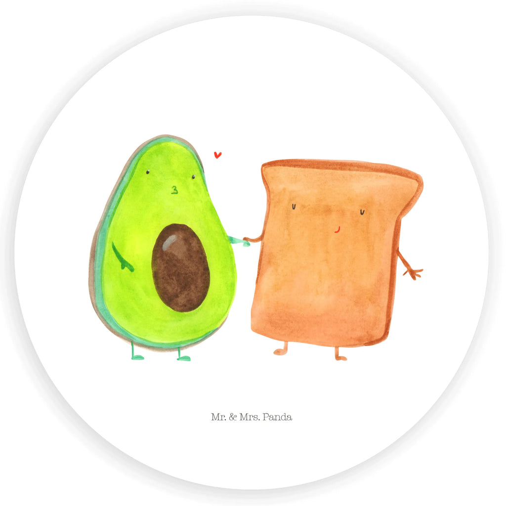 Rund Aufkleber Avocado + Toast Sticker, Aufkleber, Etikett, Avocado, Veggie, Vegan, Gesund, Toast, Toastbrot, Liebespaar, Pärchen, Freund, Freundin, Verlobt, Verlobungsparty, Hochzeit, Hochzeitsgeschenk, Jahrestag, Jahrestagsgeschenk