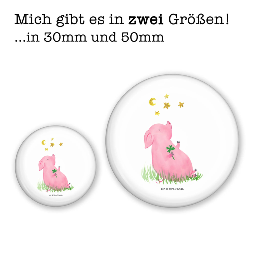 Button Glücksschwein 50mm Button, Button, Pin, Anstecknadel, Tiermotive, Gute Laune, lustige Sprüche, Tiere, Glücksschwein. Glück, Schwein, Schweinchen, Sterne, Sernchen, Ziele, Träume, Motivation, Glücksbringer