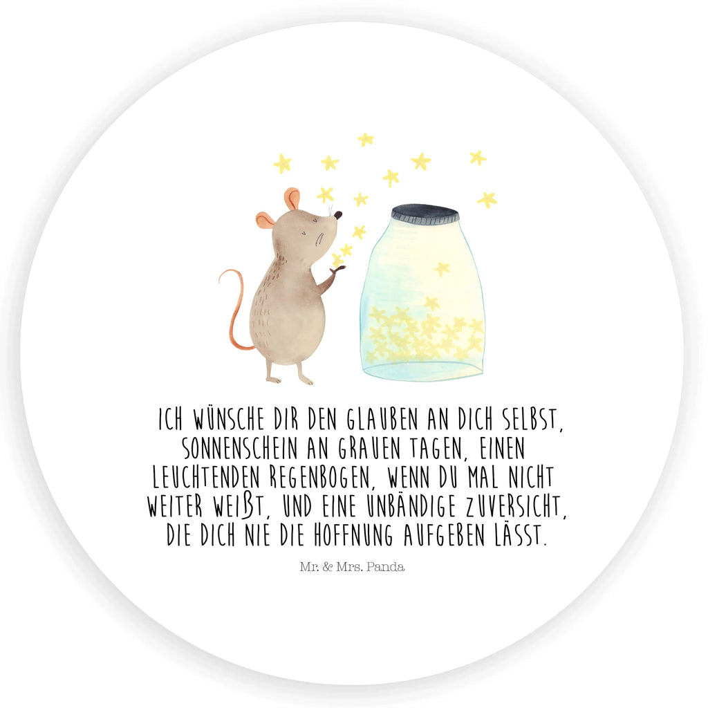 Rund Aufkleber Maus Sterne Sticker, Aufkleber, Etikett, Tiermotive, Gute Laune, lustige Sprüche, Tiere, Maus, Sterne, Wunsch, Kind, Taufe, Taufgeschenk, Geburt, Schwangerschaft, erstes Kind, Kindergeburtstag, Geburtstag, Hoffnung, Träume