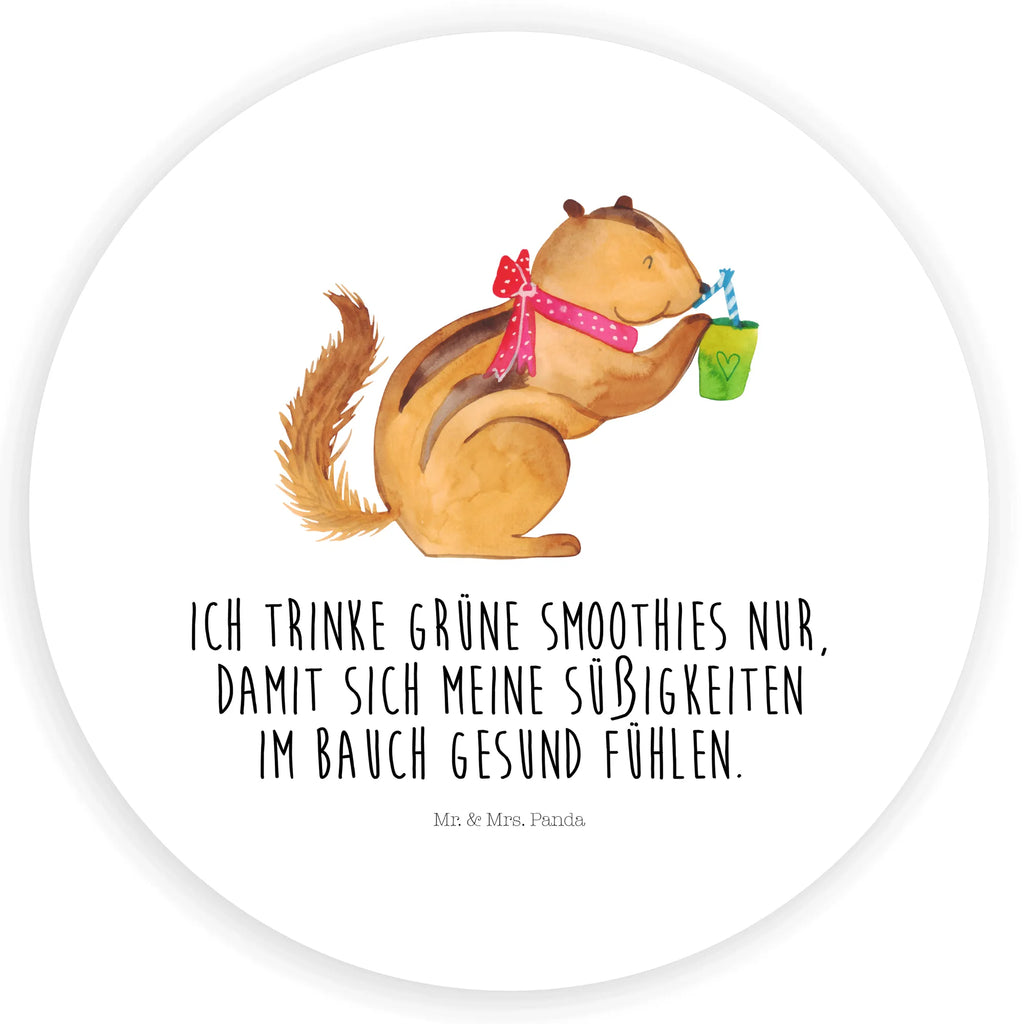 Rund Aufkleber Eichhörnchen Smoothie Sticker, Aufkleber, Etikett, Tiermotive, Gute Laune, lustige Sprüche, Tiere, Green Smoothies, Diät, Abnehmen, Streifenhörnchen, Eichhörnchen