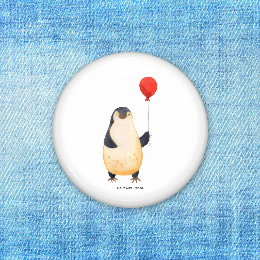 Button Pinguin Luftballon 50mm Button, Button, Pin, Anstecknadel, Pinguin, Pinguine, Luftballon, Tagträume, Lebenslust, Geschenk Freundin, Geschenkidee, beste Freundin, Motivation, Neustart, neues Leben, Liebe, Glück