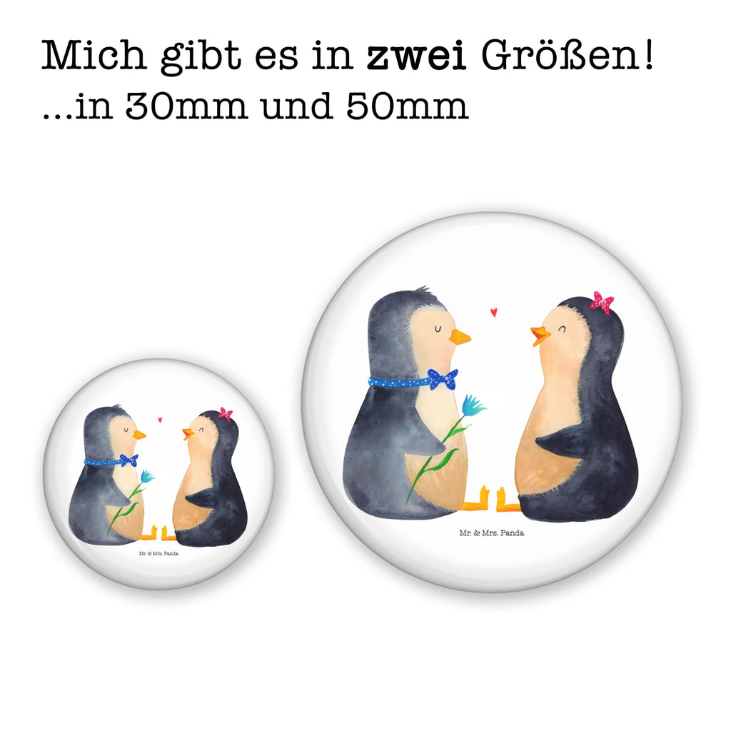 Button Pinguin Pärchen 50mm Button, Button, Pin, Anstecknadel, Pinguin, Pinguine, Liebe, Liebespaar, Liebesbeweis, Liebesgeschenk, Verlobung, Jahrestag, Hochzeitstag, Hochzeit, Hochzeitsgeschenk, große Liebe, Traumpaar