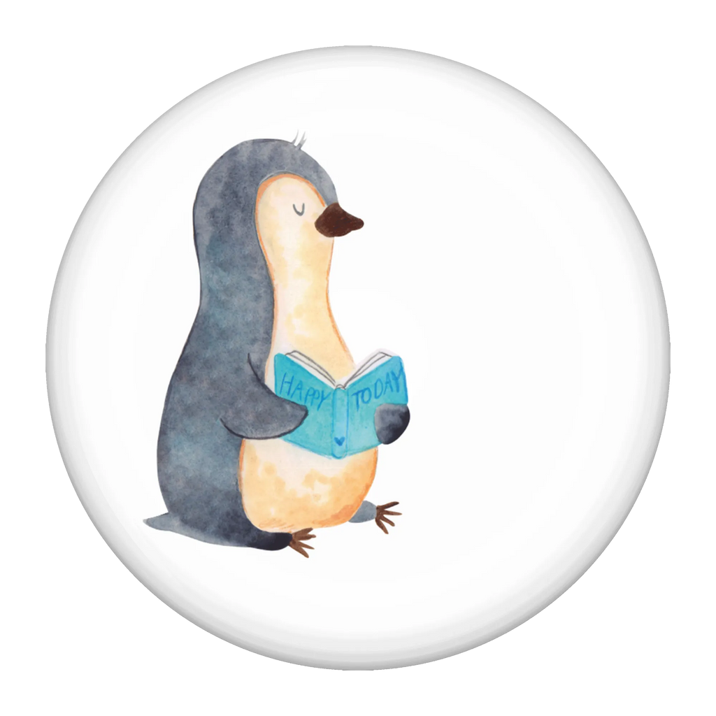 Button Pinguin Buch 50mm Button, Button, Pin, Anstecknadel, Pinguin, Pinguine, Buch, Lesen, Bücherwurm, Nichtstun, Faulenzen, Ferien, Urlaub, Freizeit