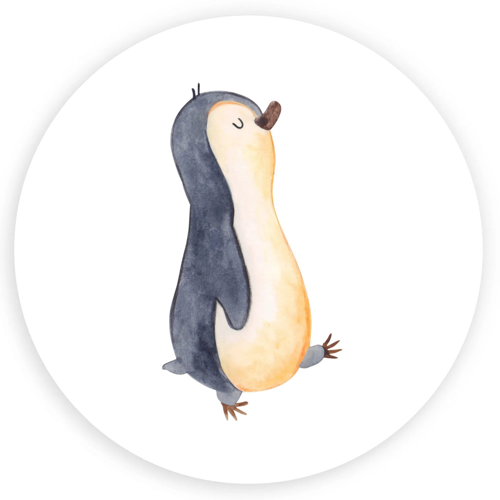 Rund Aufkleber Pinguin marschieren Sticker, Aufkleber, Etikett, Pinguin, Pinguine, Frühaufsteher, Langschläfer, Bruder, Schwester, Familie