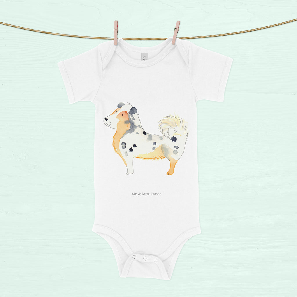 Organic Baby Body Hund Australien Shepherd Babykleidung, Babystrampler, Strampler, Wickelbody, Baby Erstausstattung, Junge, Mädchen, Hund, Hundemotiv, Haustier, Hunderasse, Tierliebhaber, Hundebesitzer, Sprüche, Australien Shepherd, Shepherd, Hundeliebe, Familienhund, Spruch