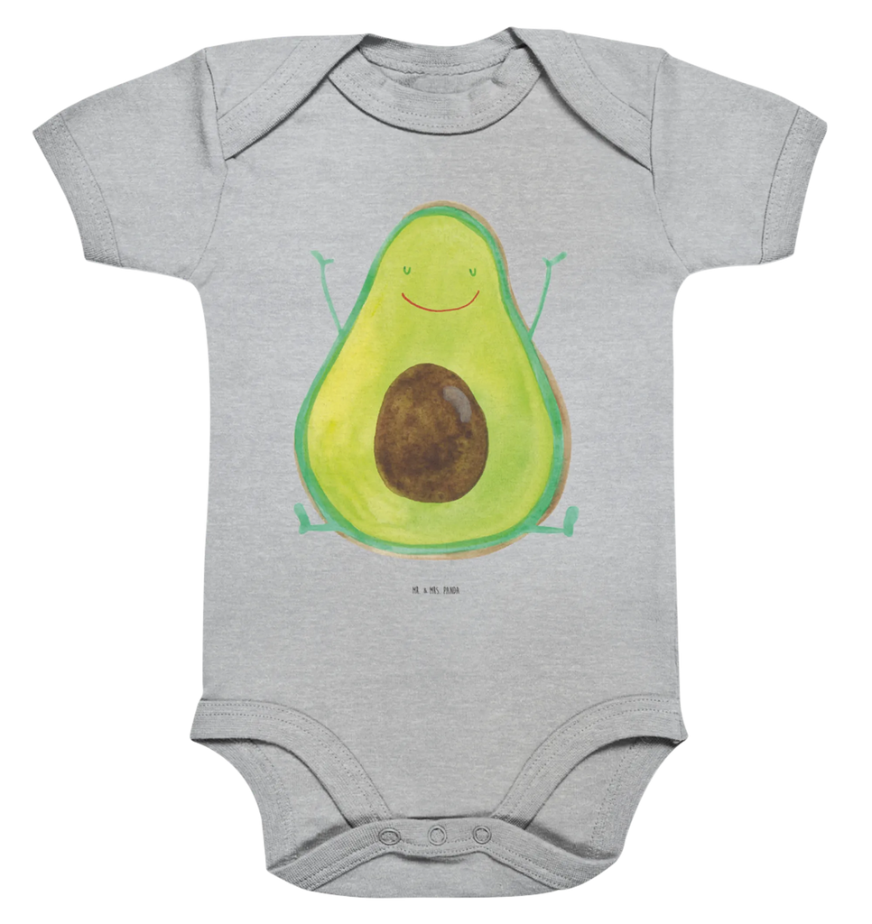 Organic Baby Body Avocado Glücklich Babykleidung, Babystrampler, Strampler, Wickelbody, Baby Erstausstattung, Junge, Mädchen, Avocado, Veggie, Vegan, Gesund, Chaos