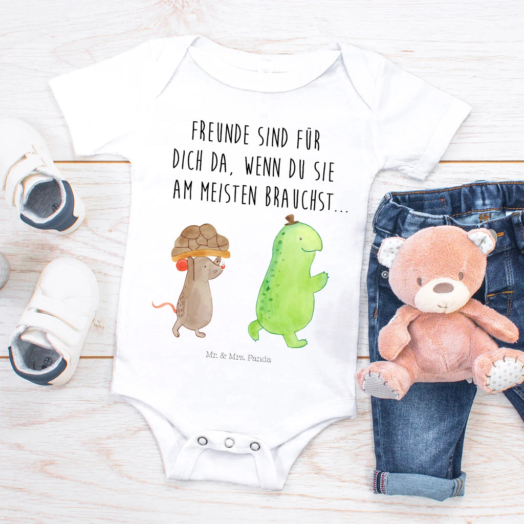 Organic Baby Body Schildkröte Maus Babykleidung, Babystrampler, Strampler, Wickelbody, Baby Erstausstattung, Junge, Mädchen, Schildkröte, Maus, Freunde, Freundinnen, beste Freunde, beste Freundinnen