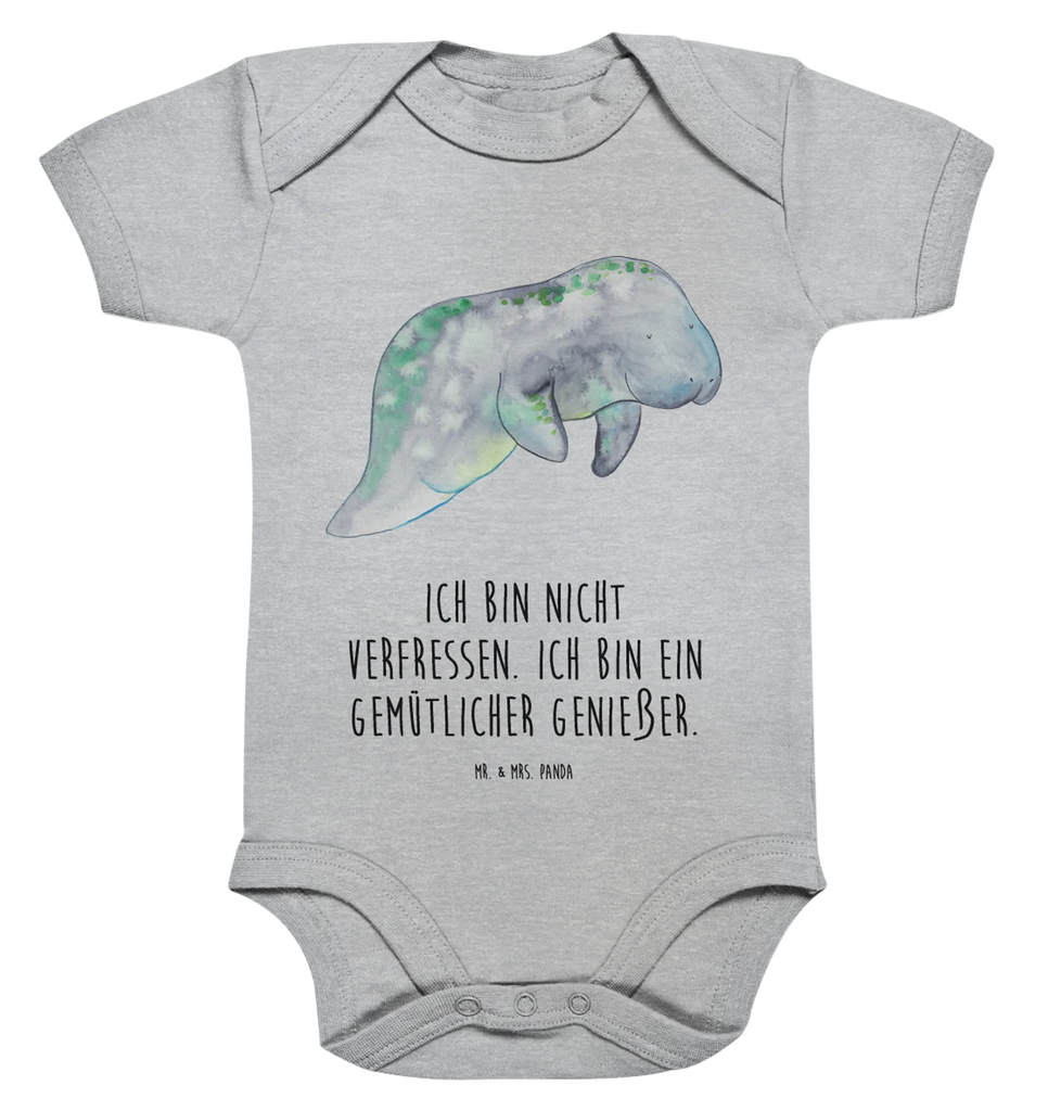 Organic Baby Body Seekuh Chillen Babykleidung, Babystrampler, Strampler, Wickelbody, Baby Erstausstattung, Junge, Mädchen, Meerestiere, Meer, Urlaub, Seekuh, Seekühe, Diät, Abnehmen, Zucker, Diätwahn, Essen, Süßigkeiten