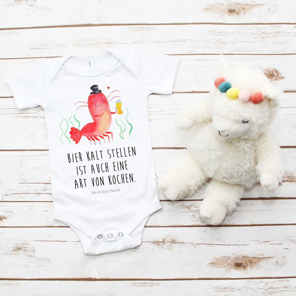 Organic Baby Body Hummer Weizen Babykleidung, Babystrampler, Strampler, Wickelbody, Baby Erstausstattung, Junge, Mädchen, Meerestiere, Meer, Urlaub, Garnele, Garnelen, Bier, Kochen, Männerhaushalt, Junggeselle, Junggesellin, Bierliebhaber, Kneipe, Gasthaus, Wirtschaft