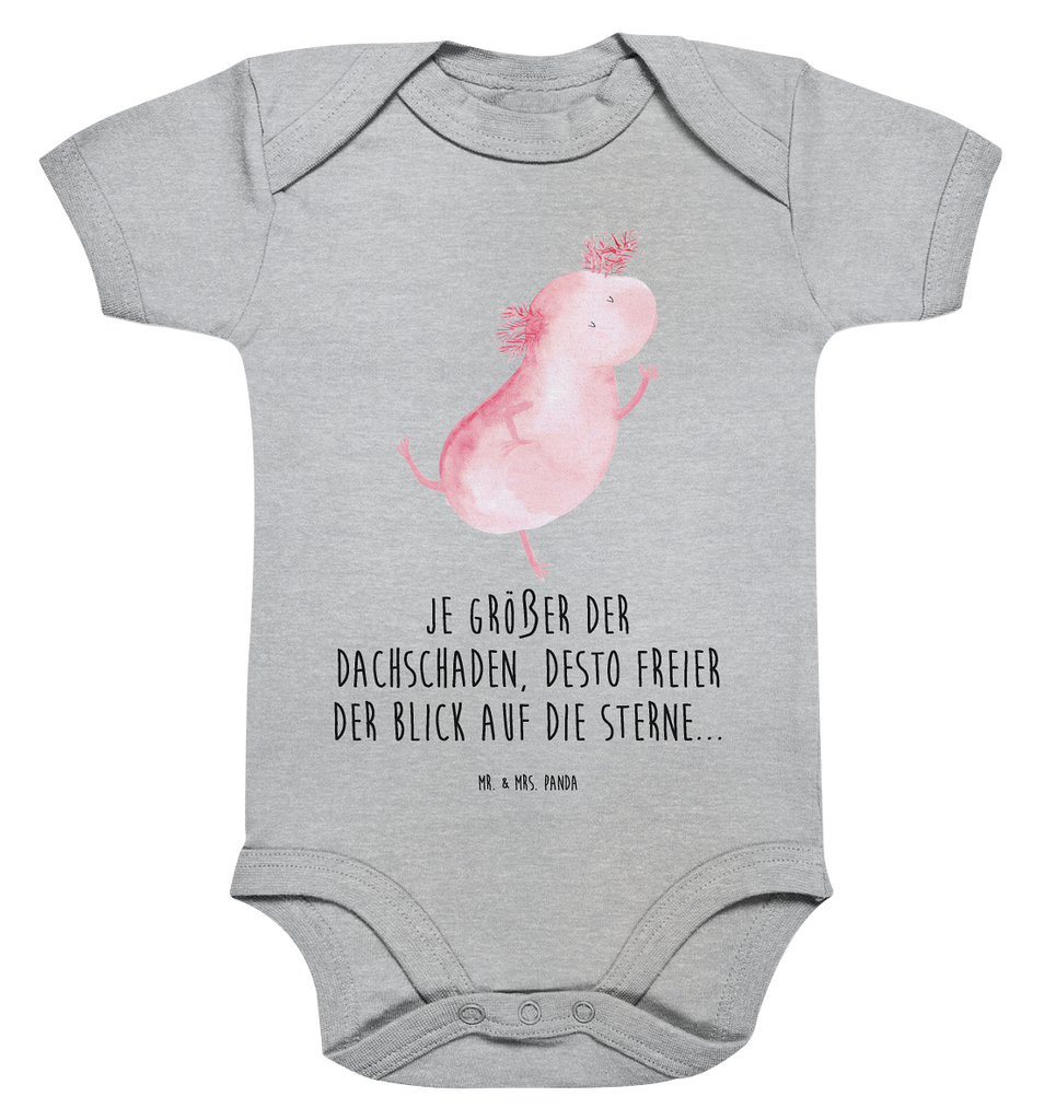 Organic Baby Body Axolotl Tanzen Babykleidung, Babystrampler, Strampler, Wickelbody, Baby Erstausstattung, Junge, Mädchen, Axolotl, Molch, Axolot, Schwanzlurch, Lurch, Lurche, Dachschaden, Sterne, verrückt, Freundin, beste Freundin