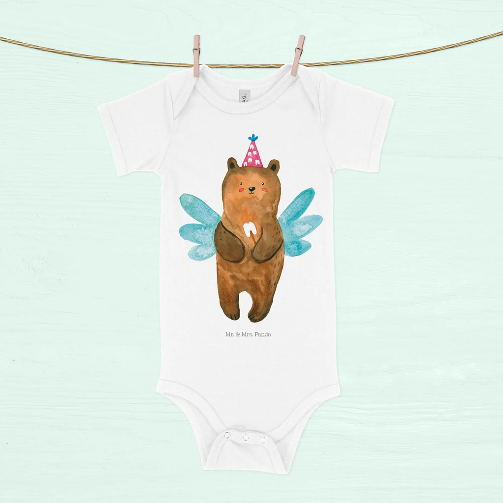 Organic Baby Body Bär Zahnfee Babykleidung, Babystrampler, Strampler, Wickelbody, Baby Erstausstattung, Junge, Mädchen, Bär, Teddy, Teddybär, Zahnfee, Fee, Milchzahn, Erster Zahn