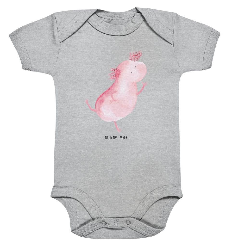 Organic Baby Body Axolotl Tanzen Babykleidung, Babystrampler, Strampler, Wickelbody, Baby Erstausstattung, Junge, Mädchen, Axolotl, Molch, Axolot, Schwanzlurch, Lurch, Lurche, Dachschaden, Sterne, verrückt, Freundin, beste Freundin