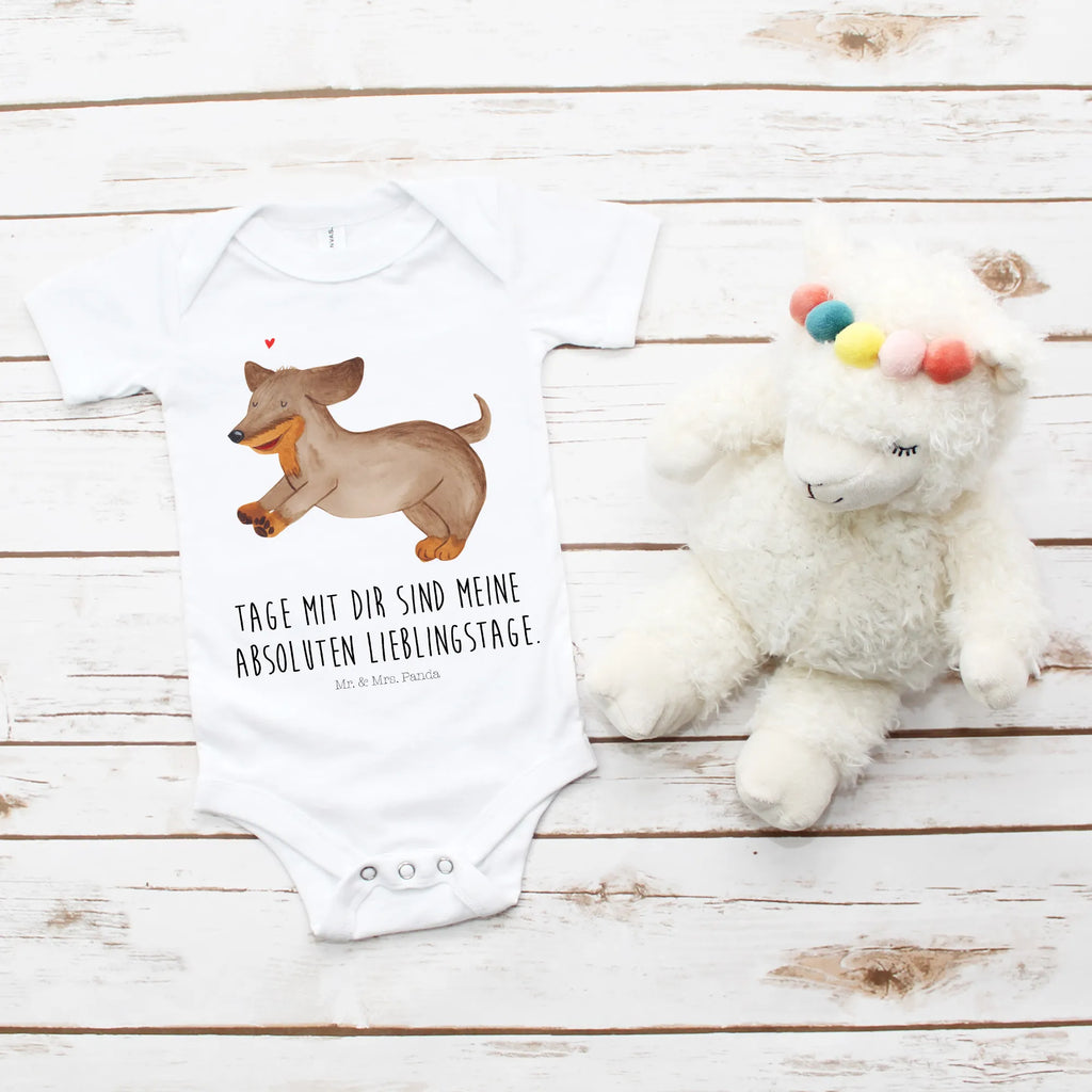 Organic Baby Body Hund Dackel Babykleidung, Babystrampler, Strampler, Wickelbody, Baby Erstausstattung, Junge, Mädchen, Hund, Hundemotiv, Haustier, Hunderasse, Tierliebhaber, Hundebesitzer, Sprüche, Hunde, Dackel, Dachshund, happy dog