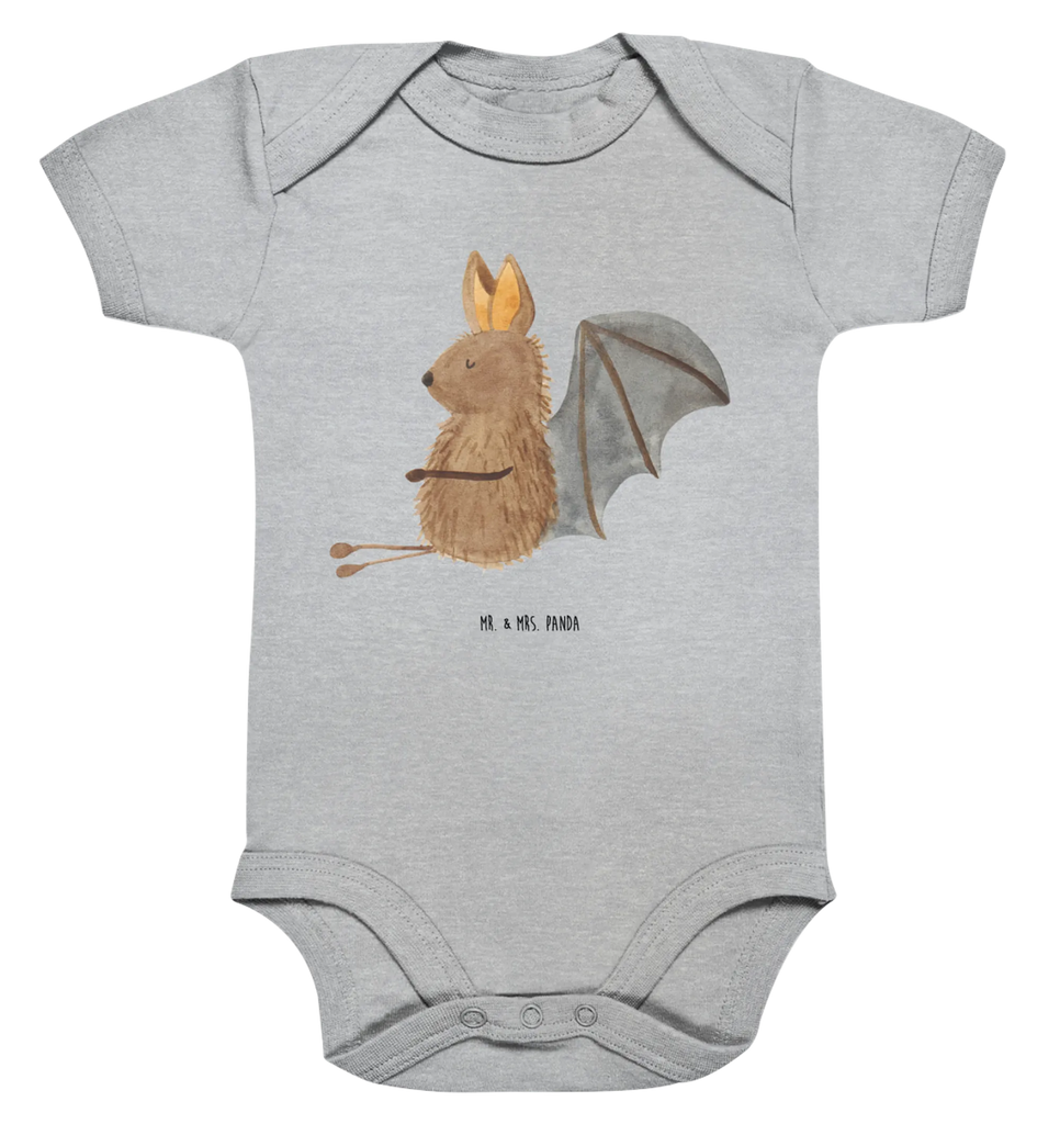 Organic Baby Body Fledermaus Sitzen Babykleidung, Babystrampler, Strampler, Wickelbody, Baby Erstausstattung, Junge, Mädchen, Tiermotive, Gute Laune, lustige Sprüche, Tiere, Fledermaus, Fledermäuse, Motivation, entspannen