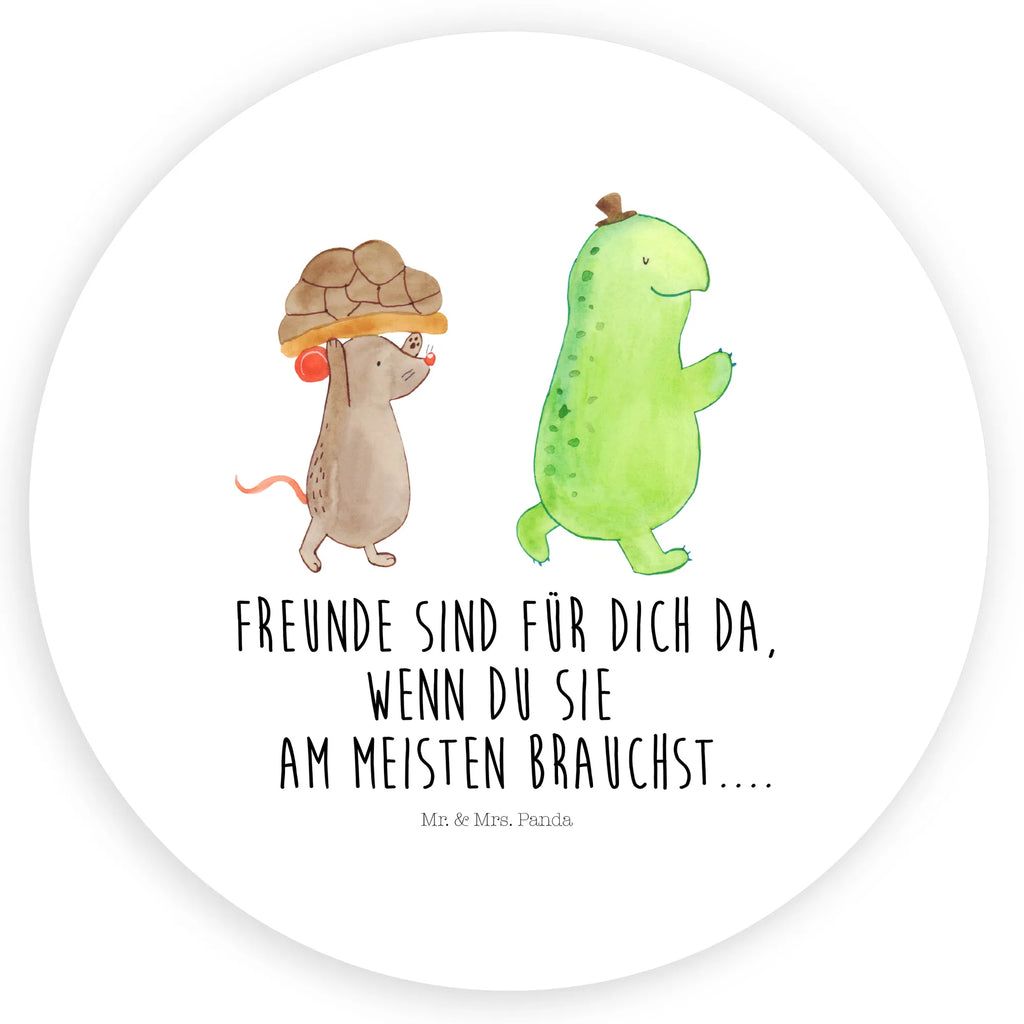 Rund Aufkleber Schildkröte & Maus Sticker, Aufkleber, Etikett, Schildkröte, Maus, Freunde, Freundinnen, beste Freunde, beste Freundinnen