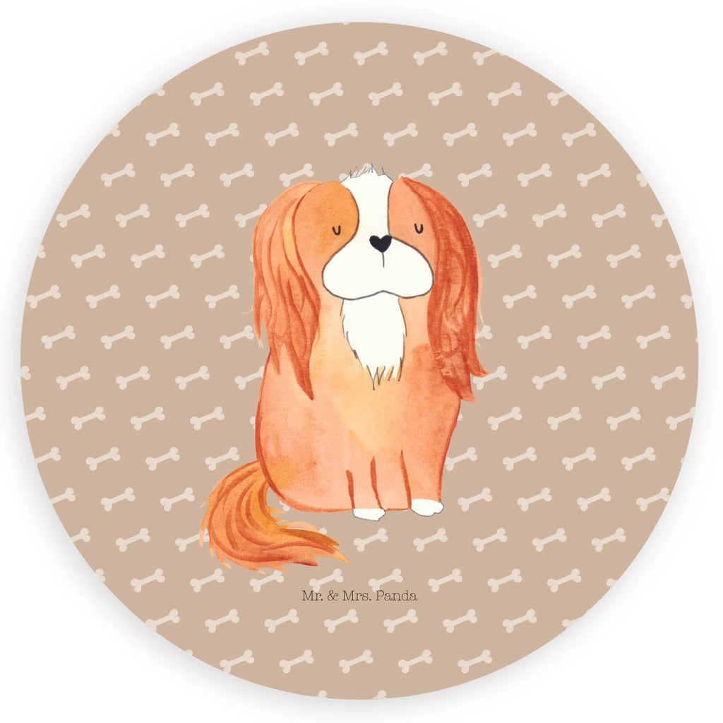 Rund Aufkleber Cavalier King Charles Spaniel Sticker, Aufkleber, Etikett, Hund, Hundemotiv, Haustier, Hunderasse, Tierliebhaber, Hundebesitzer, Sprüche, Cavalier King Charles Spaniel, Cockerspaniel, Spaniel, Spruch, schönster Hund