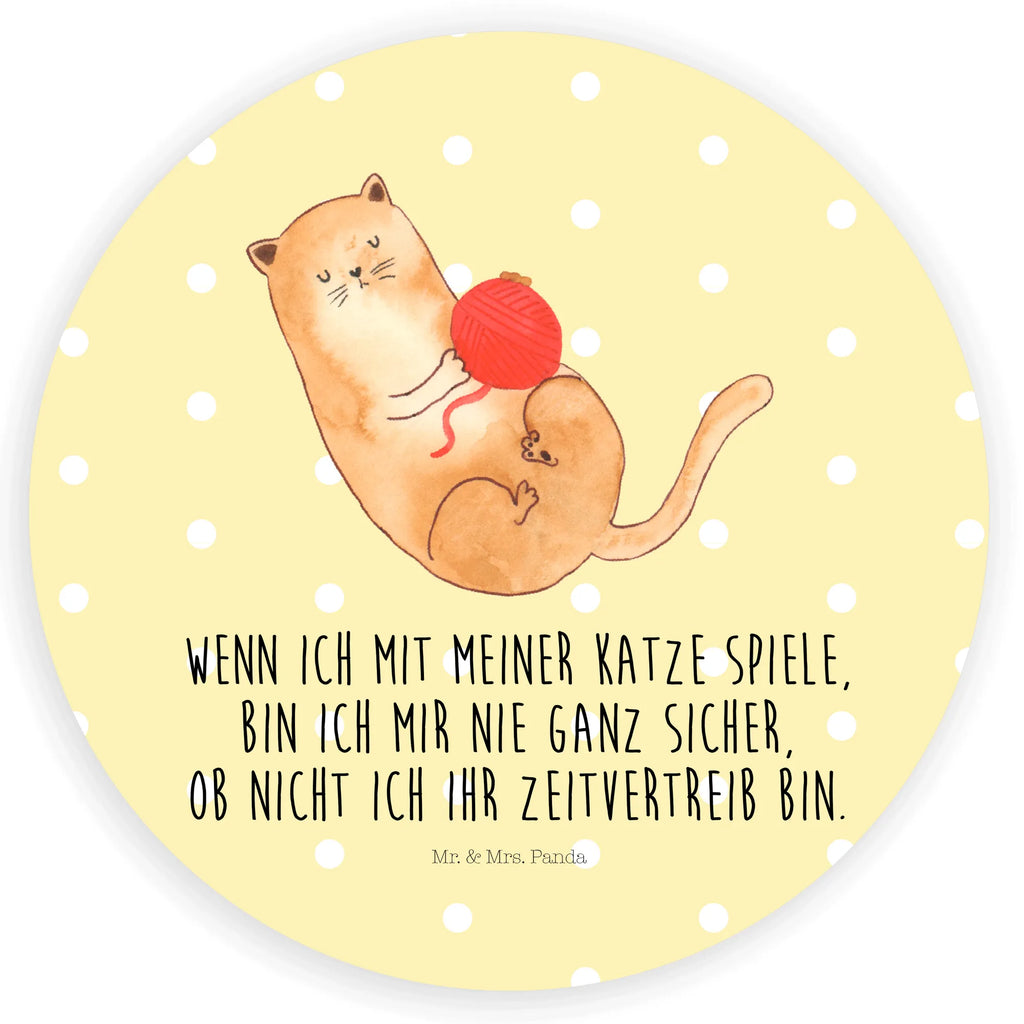 Rund Aufkleber Katzen Wollknäul Sticker, Aufkleber, Etikett, Katze, Katzenmotiv, Katzenfan, Katzendeko, Katzenfreund, Katzenliebhaber, Katzenprodukte, Katzenartikel, Katzenaccessoires, Katzensouvenirs, Katzenliebhaberprodukte, Katzenmotive, Katzen, Kater, Mietze, Cat, Cats, Katzenhalter, Katzenbesitzerin, Haustier, Wollknäuel, Wolle, Spielen, Spiel, verspielt