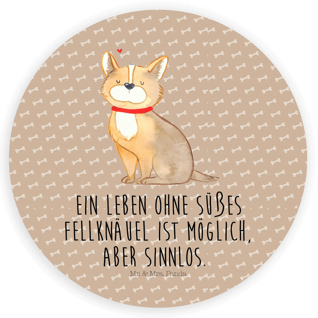 Rund Aufkleber Hundeglück Sticker, Aufkleber, Etikett, Hund, Hundemotiv, Haustier, Hunderasse, Tierliebhaber, Hundebesitzer, Sprüche, Corgie, Hundeliebe, Spruch, Hundemama, Liebe