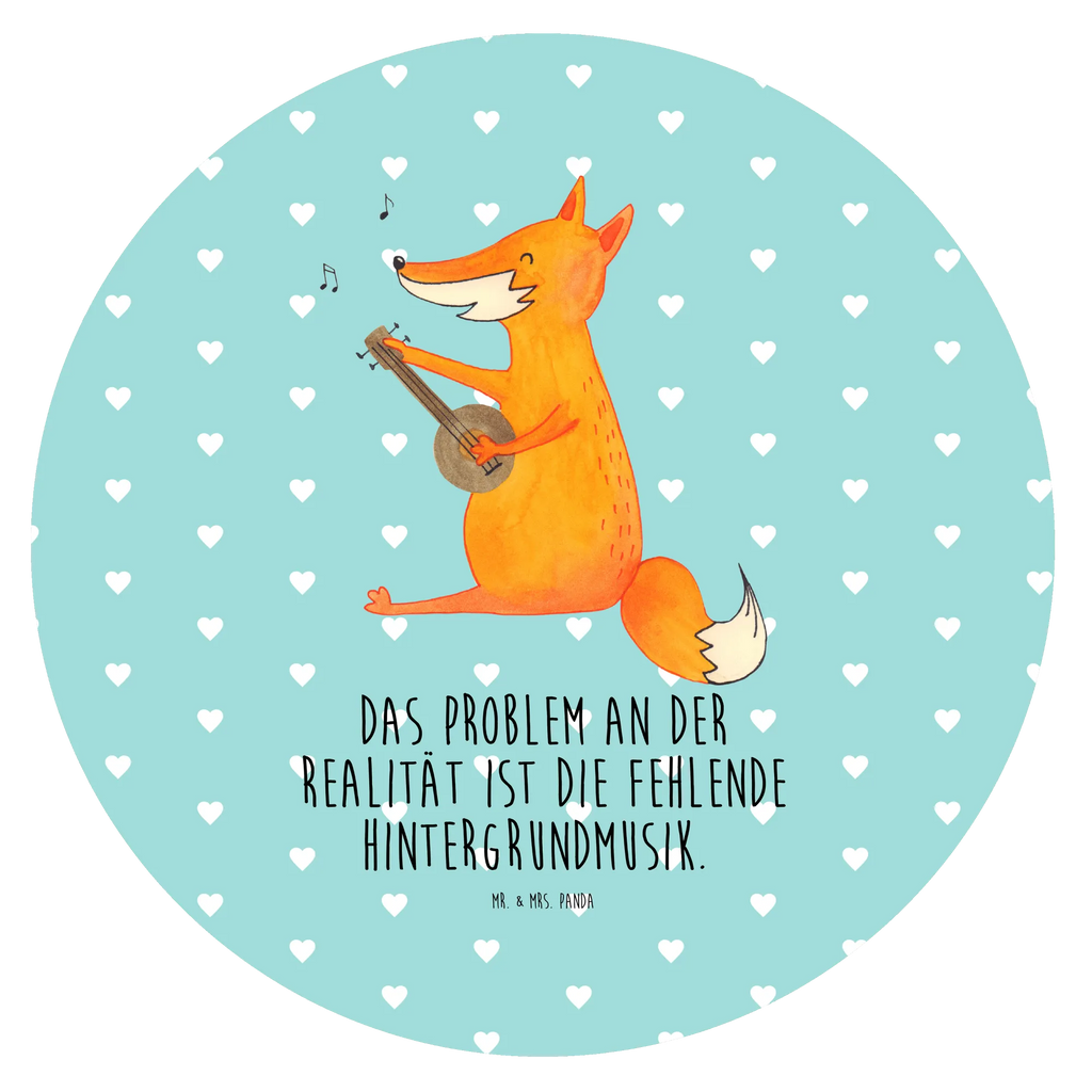 Rund Aufkleber Fuchs Gitarre Sticker, Aufkleber, Etikett, Fuchs, Füchse, Geschenk Musiker, Musik Spruch, Musikerin, Sänger, Sängerin, Gitarre