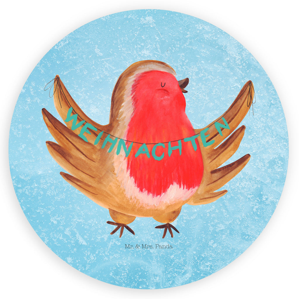 Rund Aufkleber Rotkehlchen Weihnachten Sticker, Aufkleber, Etikett, Winter, Weihnachten, Weihnachtsdeko, Nikolaus, Advent, Heiligabend, Wintermotiv, Frohe Weihnachten, Weihnachtsmotiv, Weihnachtsgruß, Vogel, xmas