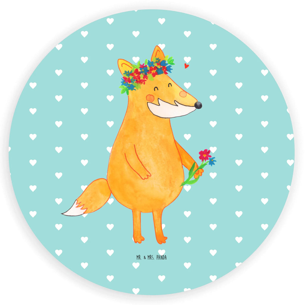 Rund Aufkleber Fuchs Blumenliebe Sticker, Aufkleber, Etikett, Fuchs, Füchse, Fox, Liebe, Freundin, Fuchsmädchen, Blumenmädchen, Freundinnen, Liebesbeweis, Blume, Blumen, Motivation, Freude, ich, mich, Selbstliebe