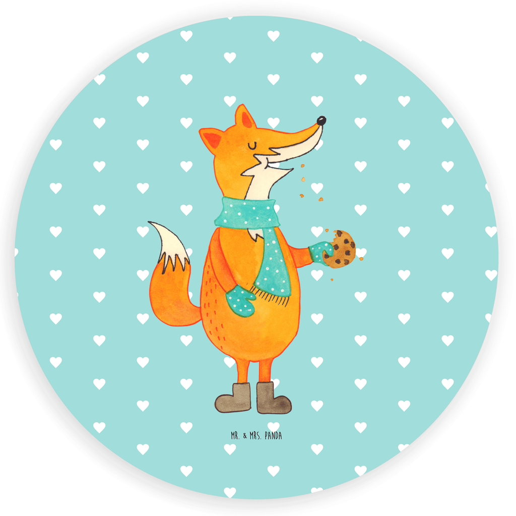 Rund Aufkleber Fuchs Keks Sticker, Aufkleber, Etikett, Fuchs, Füchse, Backen Spruch, Kekse, Winter, Weihnachtszeit, Plätzchen, Liebe, Küche Deko