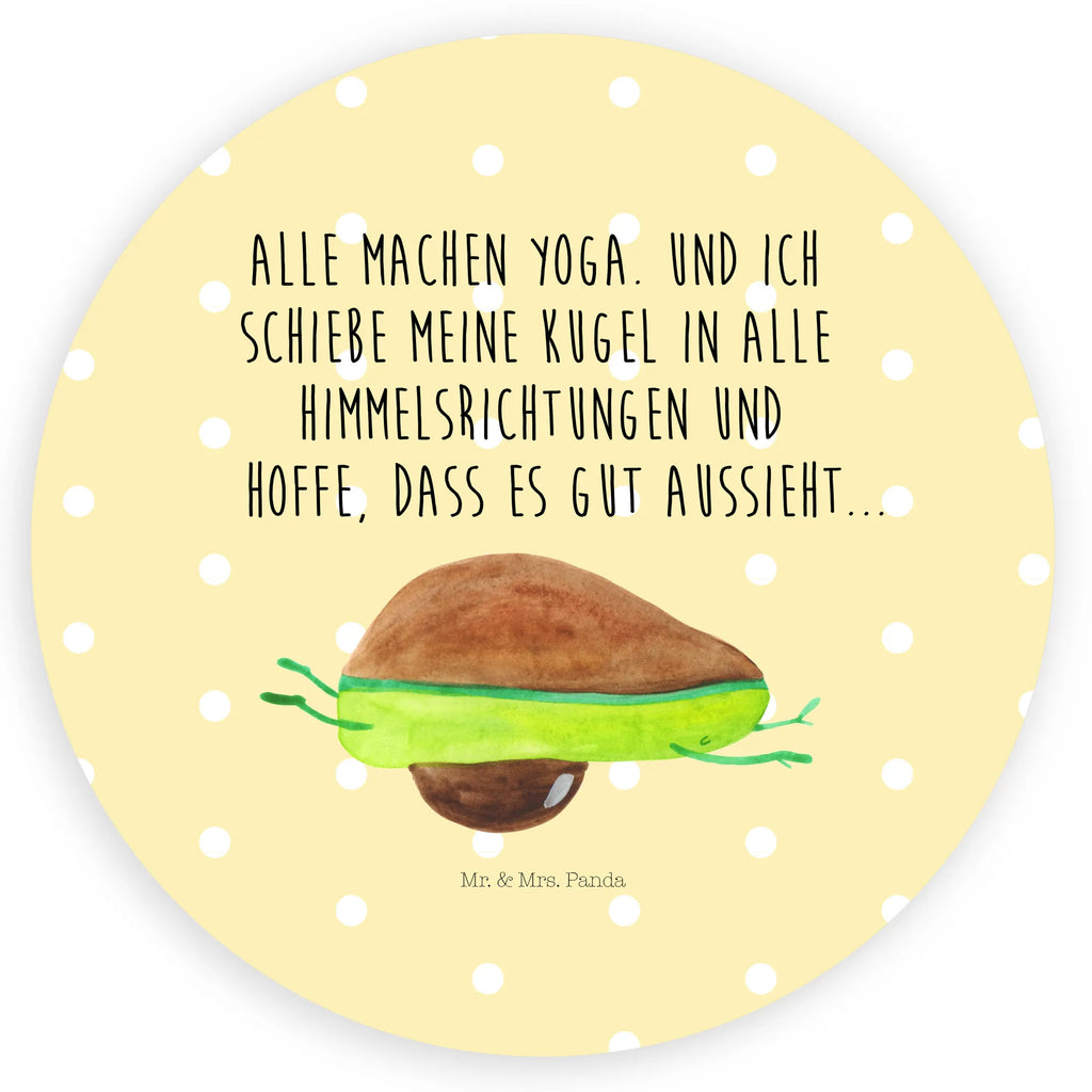 Rund Aufkleber Avocado Yoga Sticker, Aufkleber, Etikett, Avocado, Veggie, Vegan, Gesund, Avocado Yoga Vegan