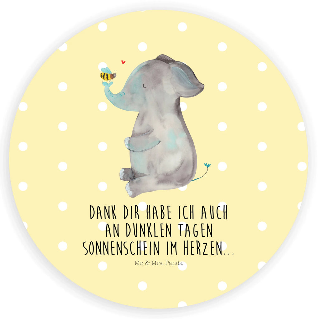 Rund Aufkleber Elefant & Biene Sticker, Aufkleber, Etikett, Tiermotive, Gute Laune, lustige Sprüche, Tiere, Elefant, Biene, Liebe, Liebesbeweis, Jahrestag, Liebesgeschenk, Heiratsantrag, Hochzeitsgeschenk, Liebesspruch