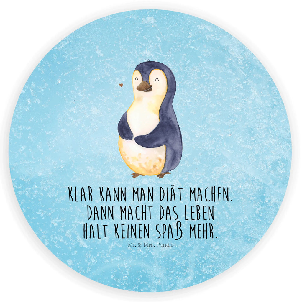 Rund Aufkleber Pinguin Diät Sticker, Aufkleber, Etikett, Pinguin, Pinguine, Diät, Abnehmen, Abspecken, Gewicht, Motivation, Selbstliebe, Körperliebe, Selbstrespekt