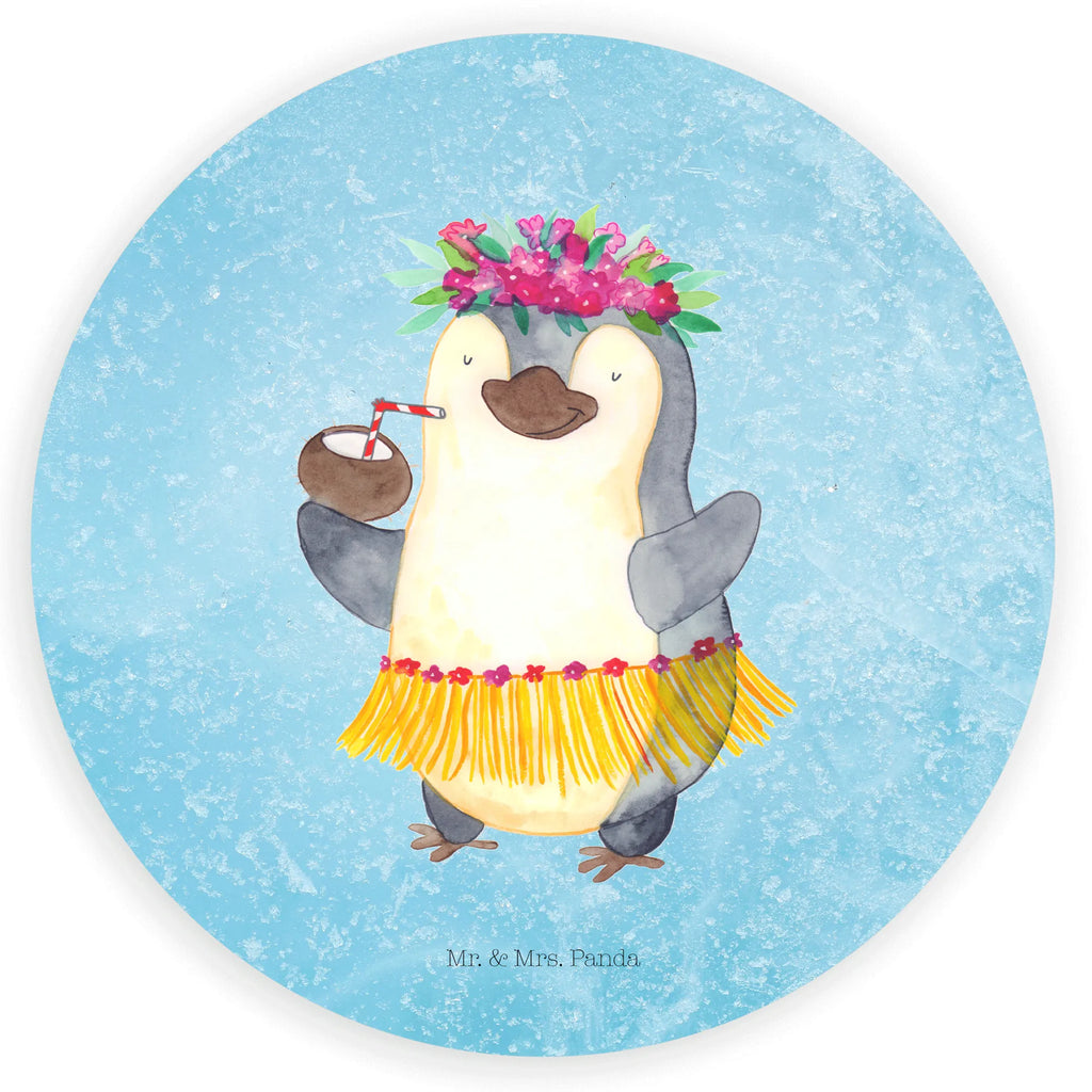 Rund Aufkleber Pinguin Kokosnuss Sticker, Aufkleber, Etikett, Pinguin, Aloha, Hawaii, Urlaub, Kokosnuss, Pinguine