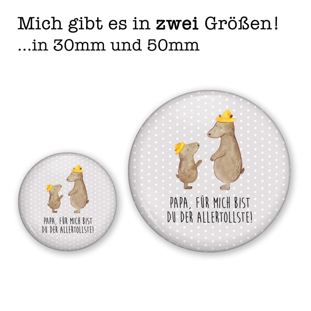 Button Bären mit Hut 50mm Button, Button, Pin, Anstecknadel, Familie, Vatertag, Muttertag, Bruder, Schwester, Mama, Papa, Oma, Opa, Bär, Bären, Vater, Papi, Paps, Dad, Daddy, Lieblingsmensch, Sohn, Söhne, Kind, Kinder, Vater-Sohn, Family, Vorbild