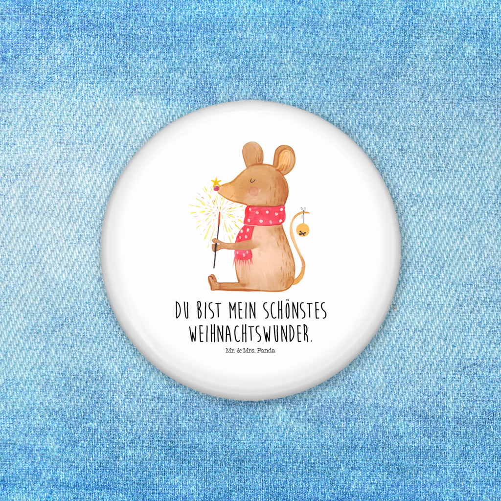 Button Weihnachtsmaus 50mm Button, Button, Pin, Anstecknadel, Winter, Weihnachten, Weihnachtsdeko, Nikolaus, Advent, Heiligabend, Wintermotiv, Frohe Weihnachten, Weihnachtsgruß, Weihnachtsmotiv, Maus, Mäuschen, Weihnachtswunder