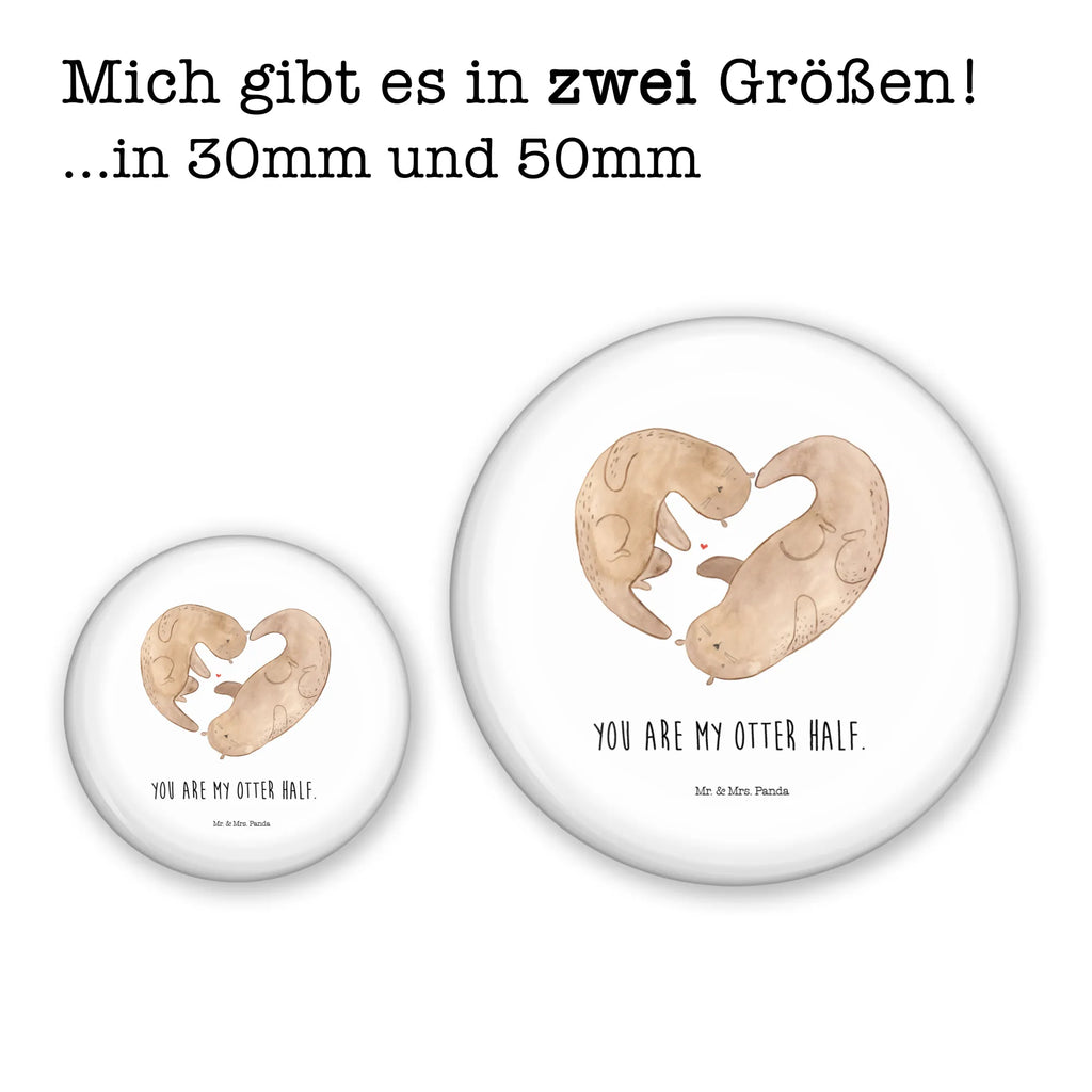 Button Otter Herz 50mm Button, Button, Pin, Anstecknadel, Otter, Fischotter, Seeotter, Liebe, Herz, Liebesbeweis, Liebesgeschenk, Bessere Hälfte, Love you, Jahrestag, Hochzeitstag, Verlobung, gemeinsames Leben