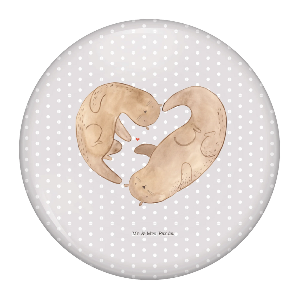 Button Otter Herz 50mm Button, Button, Pin, Anstecknadel, Otter, Fischotter, Seeotter, Liebe, Herz, Liebesbeweis, Liebesgeschenk, Bessere Hälfte, Love you, Jahrestag, Hochzeitstag, Verlobung, gemeinsames Leben