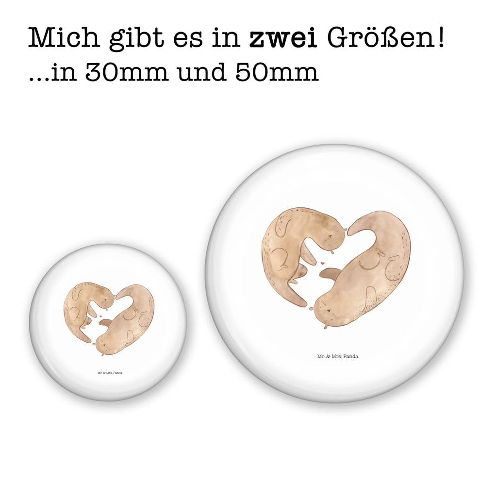 Button Otter Herz 50mm Button, Button, Pin, Anstecknadel, Otter, Fischotter, Seeotter, Liebe, Herz, Liebesbeweis, Liebesgeschenk, Bessere Hälfte, Love you, Jahrestag, Hochzeitstag, Verlobung, gemeinsames Leben