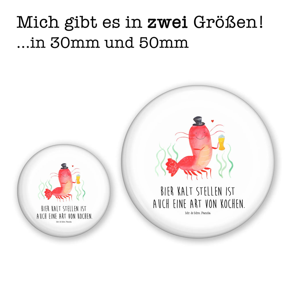 Button Hummer mit Weizen 50mm Button, Button, Pin, Anstecknadel, Meerestiere, Meer, Urlaub, Garnele, Garnelen, Bier, Kochen, Männerhaushalt, Junggeselle, Junggesellin, Bierliebhaber, Kneipe, Gasthaus, Wirtschaft