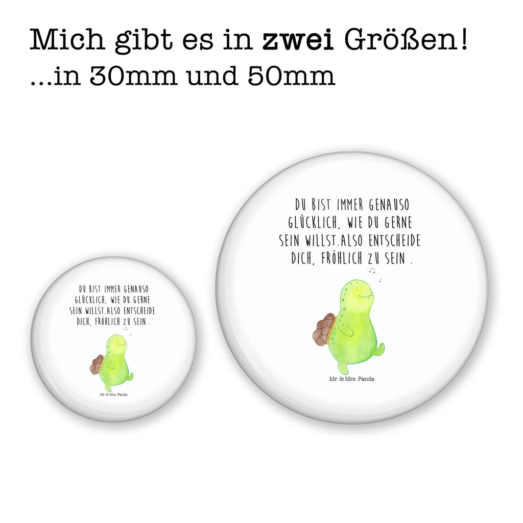 Button Schildkröte pfeift 50mm Button, Button, Pin, Anstecknadel, Schildkröte, Schildi, Schildkröten, fröhlich, Glück, Motivation, Lebensfreude, Depression, Trennung, Neuanfang