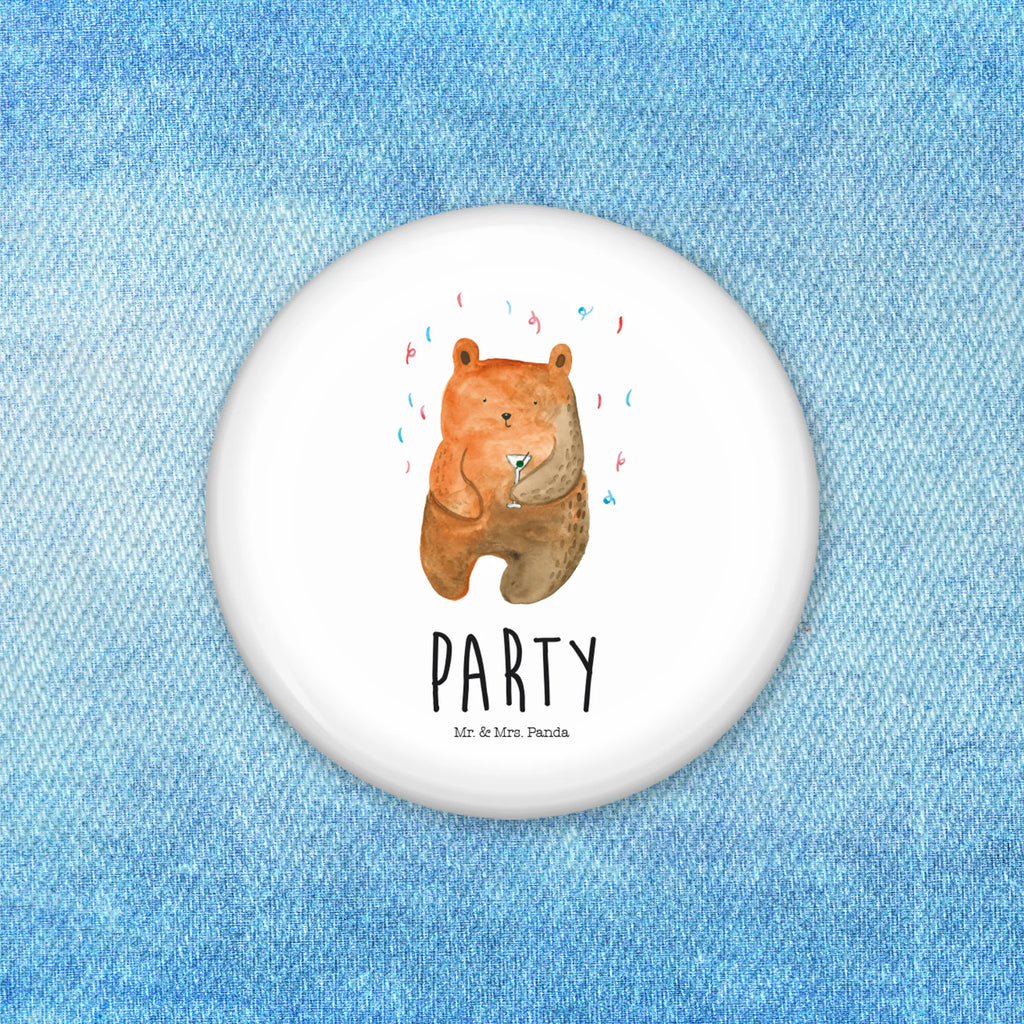 Button Bär Party 50mm Button, Button, Pin, Anstecknadel, Bär, Teddy, Teddybär, Geburtstag, Geburtstagsgeschenk, Geschenk, Party, Feiern, Abfeiern, Mitbringsel, Gute Laune, Lustig