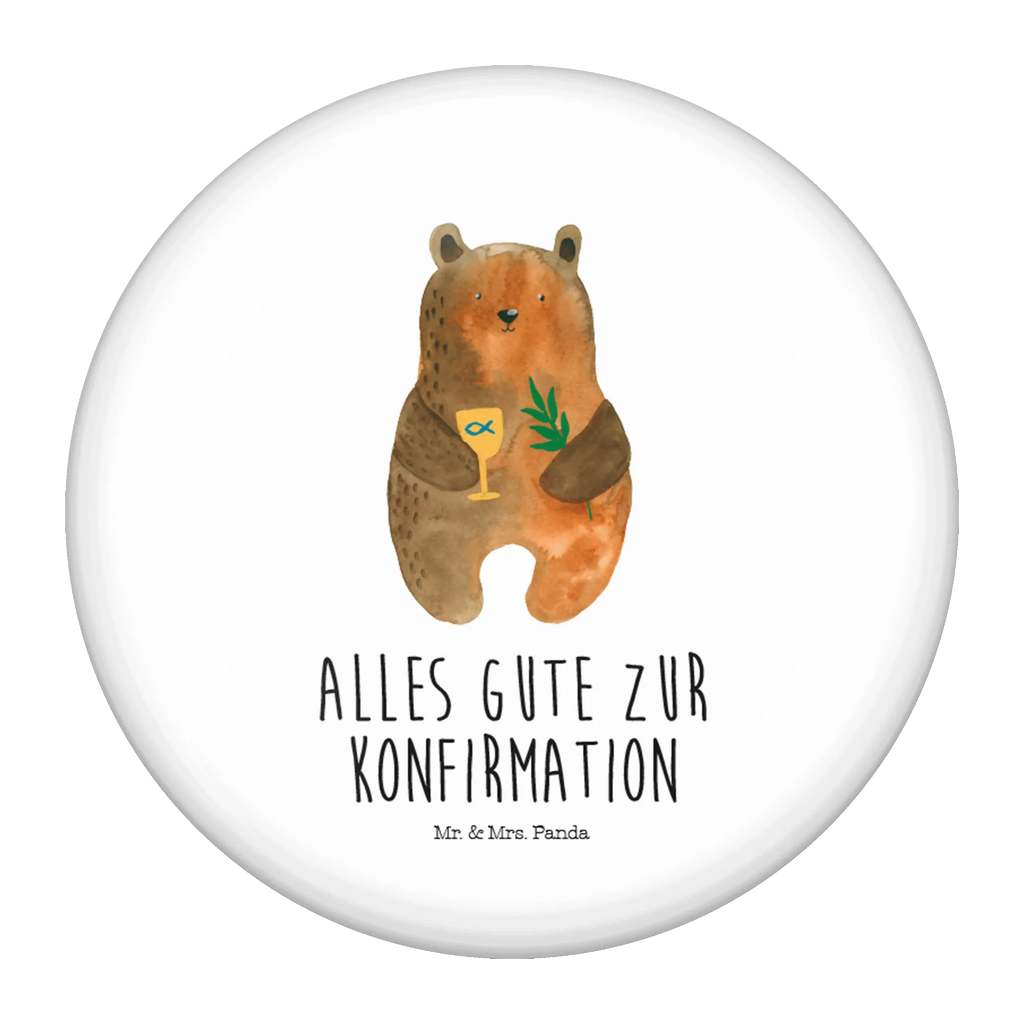 Button Konfirmation-Bär 50mm Button, Button, Pin, Anstecknadel, Bär, Teddy, Teddybär, Konfirmation, Kirche, evangelisch, Gottesdienst