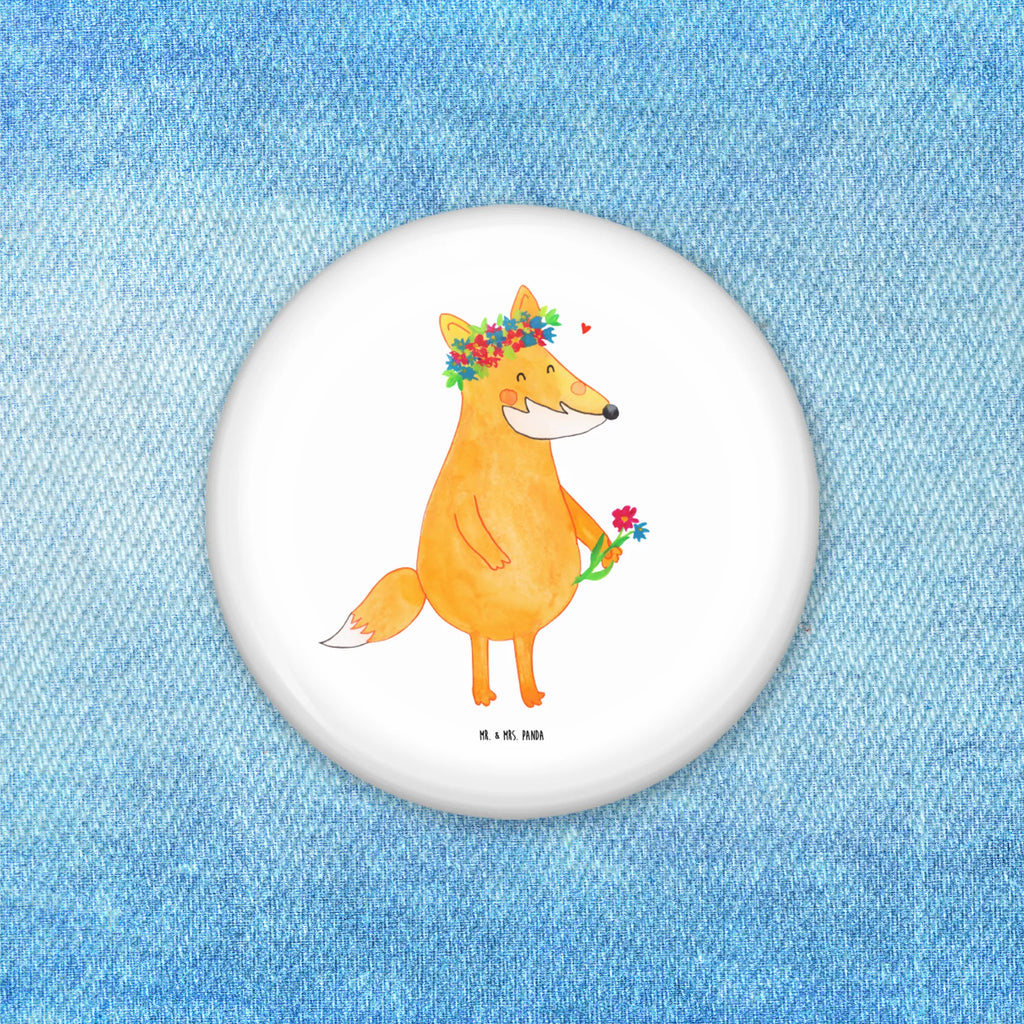 Button Fuchs Blumenliebe 50mm Button, Button, Pin, Anstecknadel, Fuchs, Füchse, Fox, Liebe, Freundin, Fuchsmädchen, Blumenmädchen, Freundinnen, Liebesbeweis, Blume, Blumen, Motivation, Freude, ich, mich, Selbstliebe