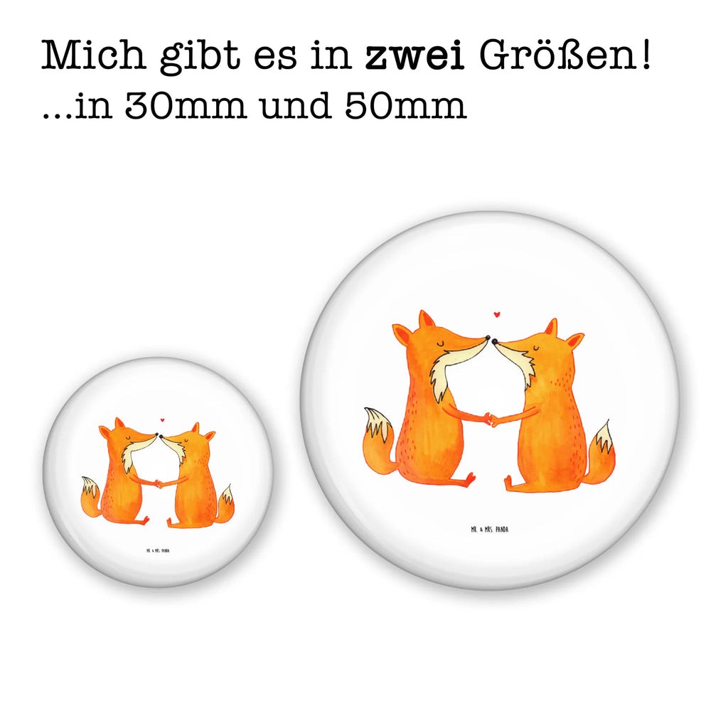 Button Füchse Liebe 50mm Button, Button, Pin, Anstecknadel, Fuchs, Füchse, Fox, Liebe, Liebespaar, Paar, Partner, Freundin, Freund, Ehe, Verlobte, Ehemann, Ehefrau, Liebesbeweis