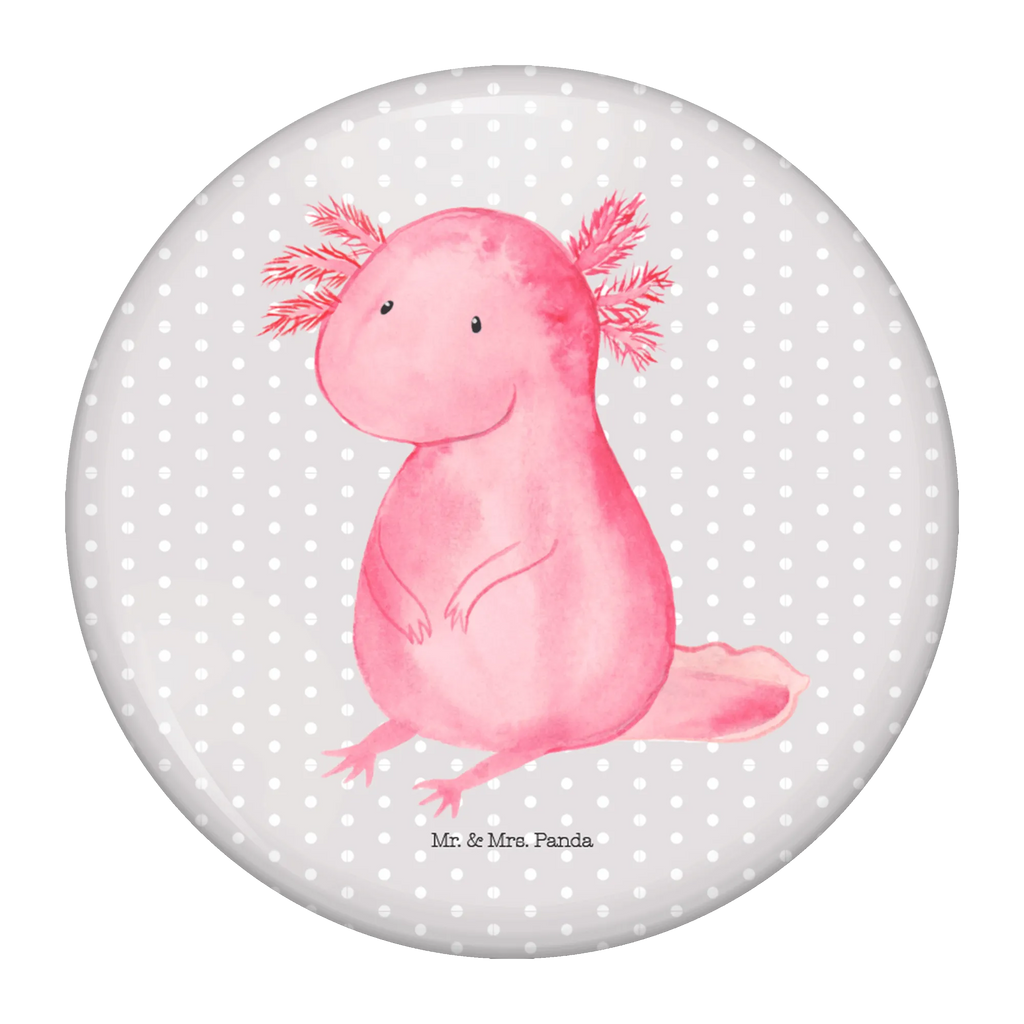 Button Axolotl 50mm Button, Button, Pin, Anstecknadel, Axolotl, Molch, Axolot, vergnügt, fröhlich, zufrieden, Lebensstil, Weisheit, Lebensweisheit, Liebe, Freundin