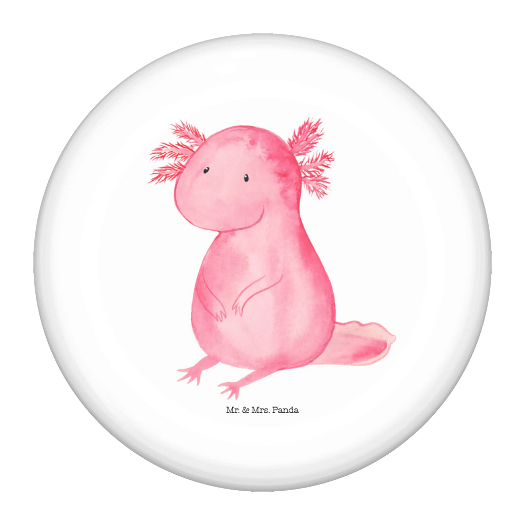 Button Axolotl 50mm Button, Button, Pin, Anstecknadel, Axolotl, Molch, Axolot, vergnügt, fröhlich, zufrieden, Lebensstil, Weisheit, Lebensweisheit, Liebe, Freundin